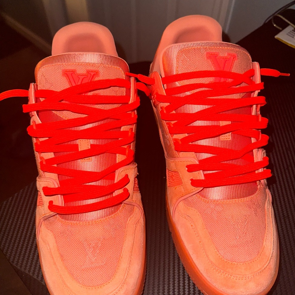 Louis Vuitton LV Trainer Line 20 Years Suede x Canvas